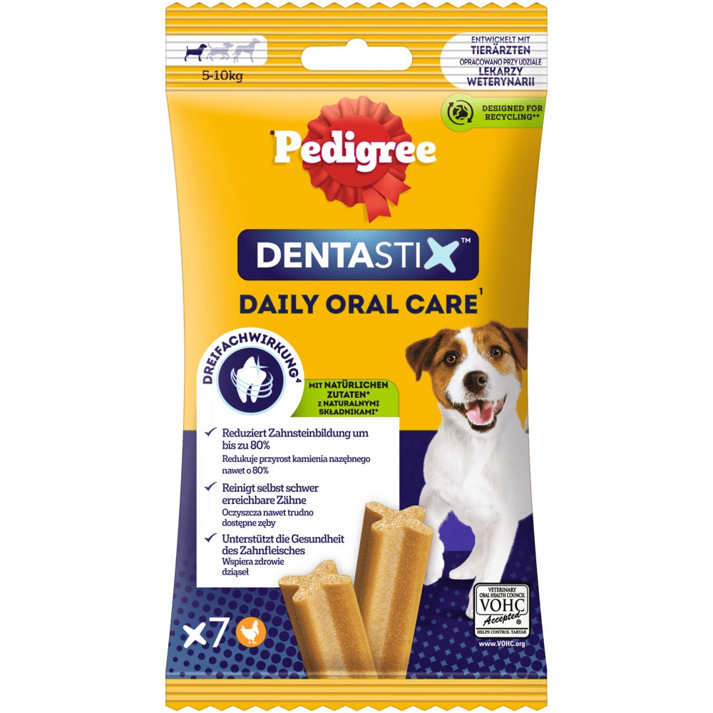 PEDIGREE® DENTASTIX™ Daily Oral Care kleine Hunde, 7, 28, 35, 56, 70 & 105 Stück