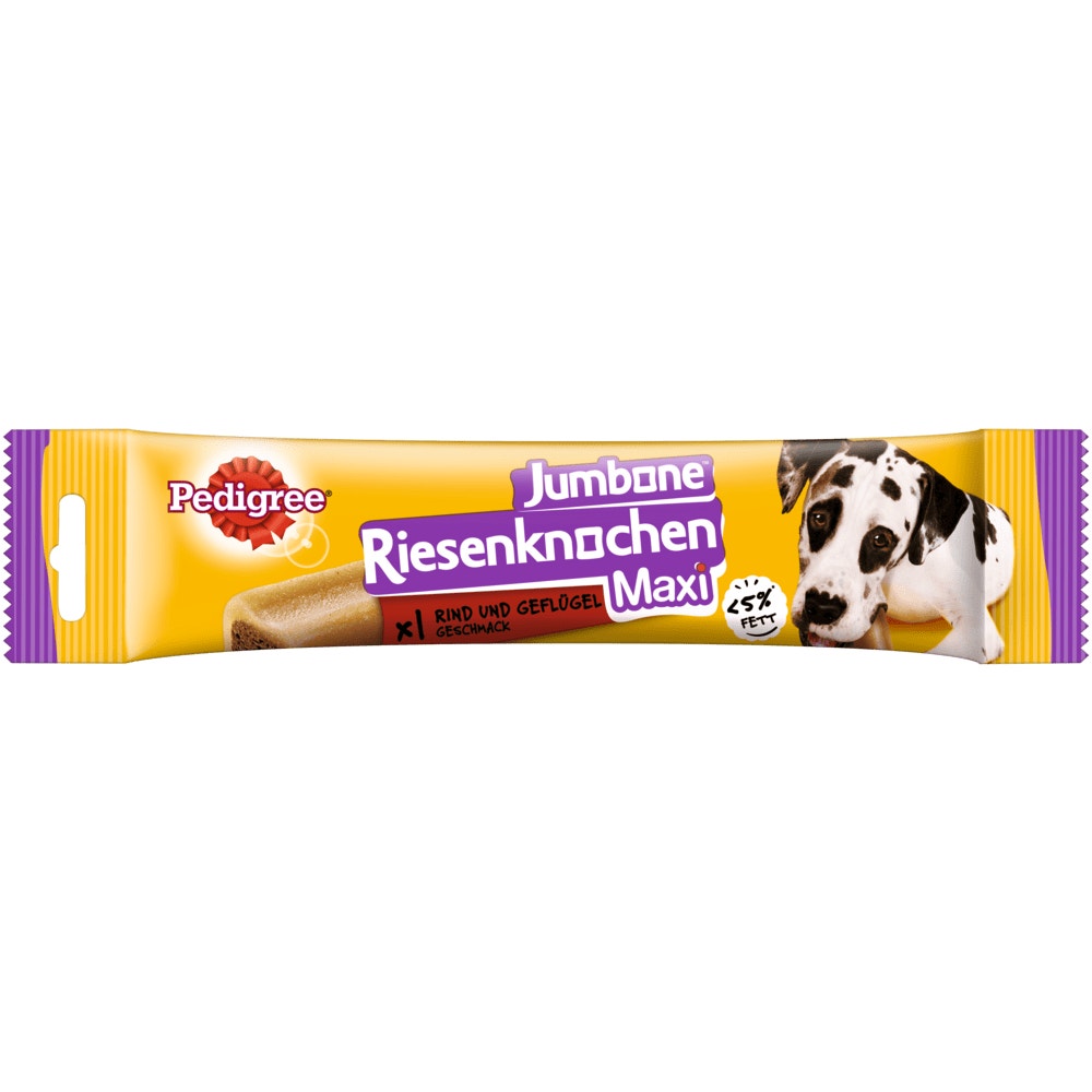 PEDIGREE® JUMBONE™ Riesenknochen Maxi mit Rind und Geflügel Geschmack, 1 Stück