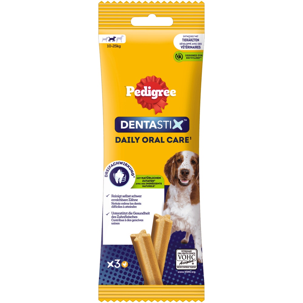 PEDIGREE® DENTASTIX™ Daily Oral Care mittlere Hunde, 3, 5, 28, 56 & 105 Stück