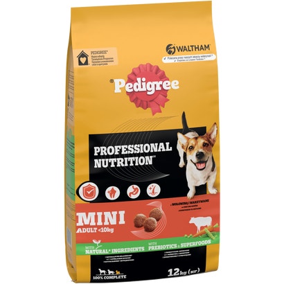 Professional Nutrition Trockenfutter kleine Hunde Rind & Gemüse