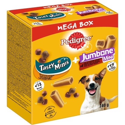 Mega Box Snacks mit Tasty Minis & JUMBONE™ Riesenknochen Mini